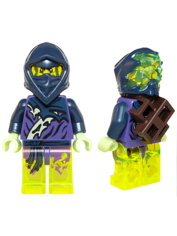 LEGO Minifigure-Ghost Ninja Hackler / Ghost Warrior Yokai - Scabbard-Ninjago-NJO144-Creative Brick Builders
